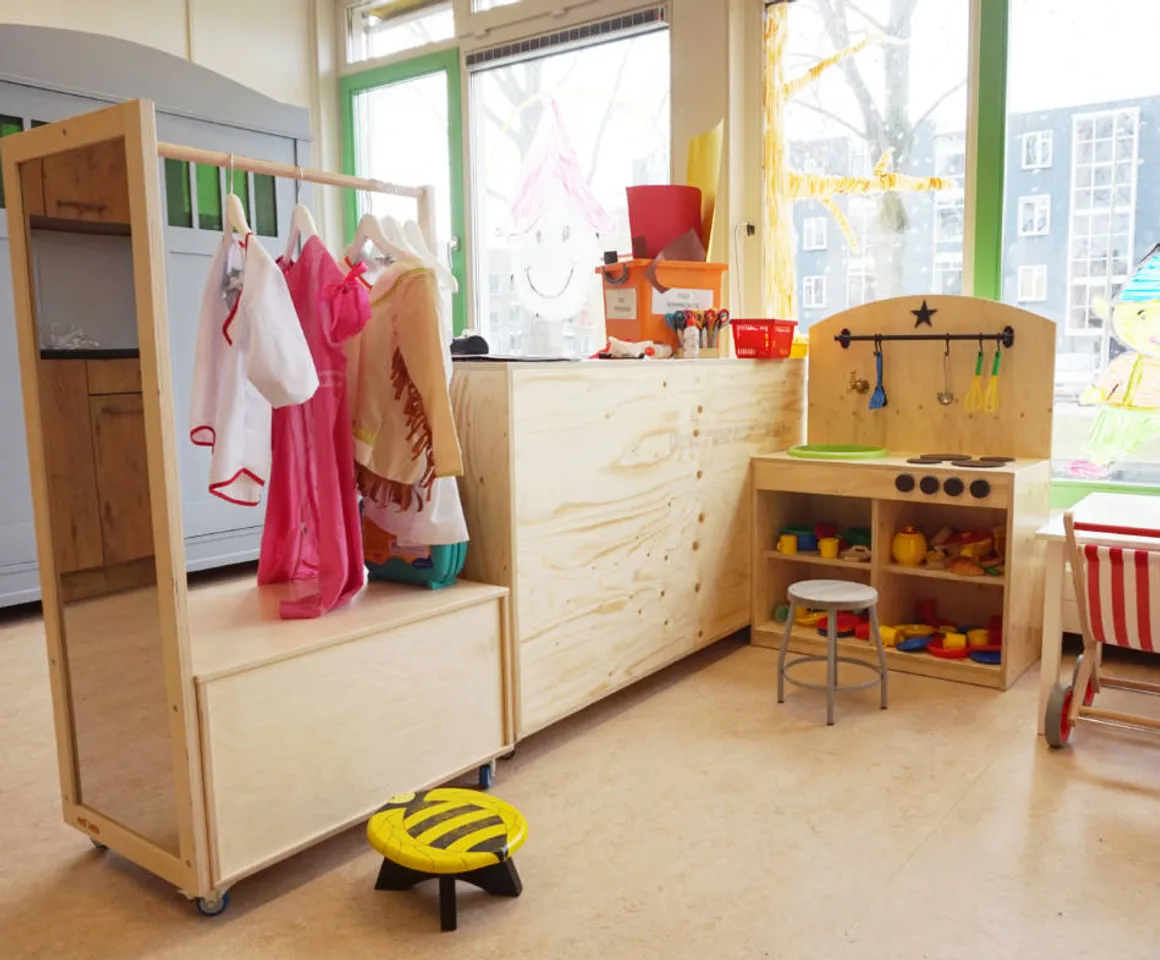 Speelhoek bij Peuteropvang Gouda Bijenkorf van kinderopvang Kind&co ludens