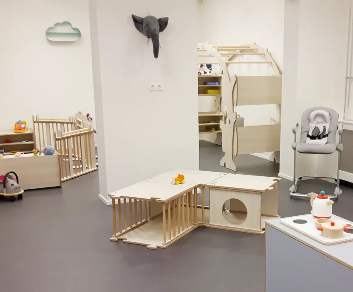 Groepsruimte bij Kinderdagverblijf Woerden Kleine Woerd van kinderopvang Kind&co ludens