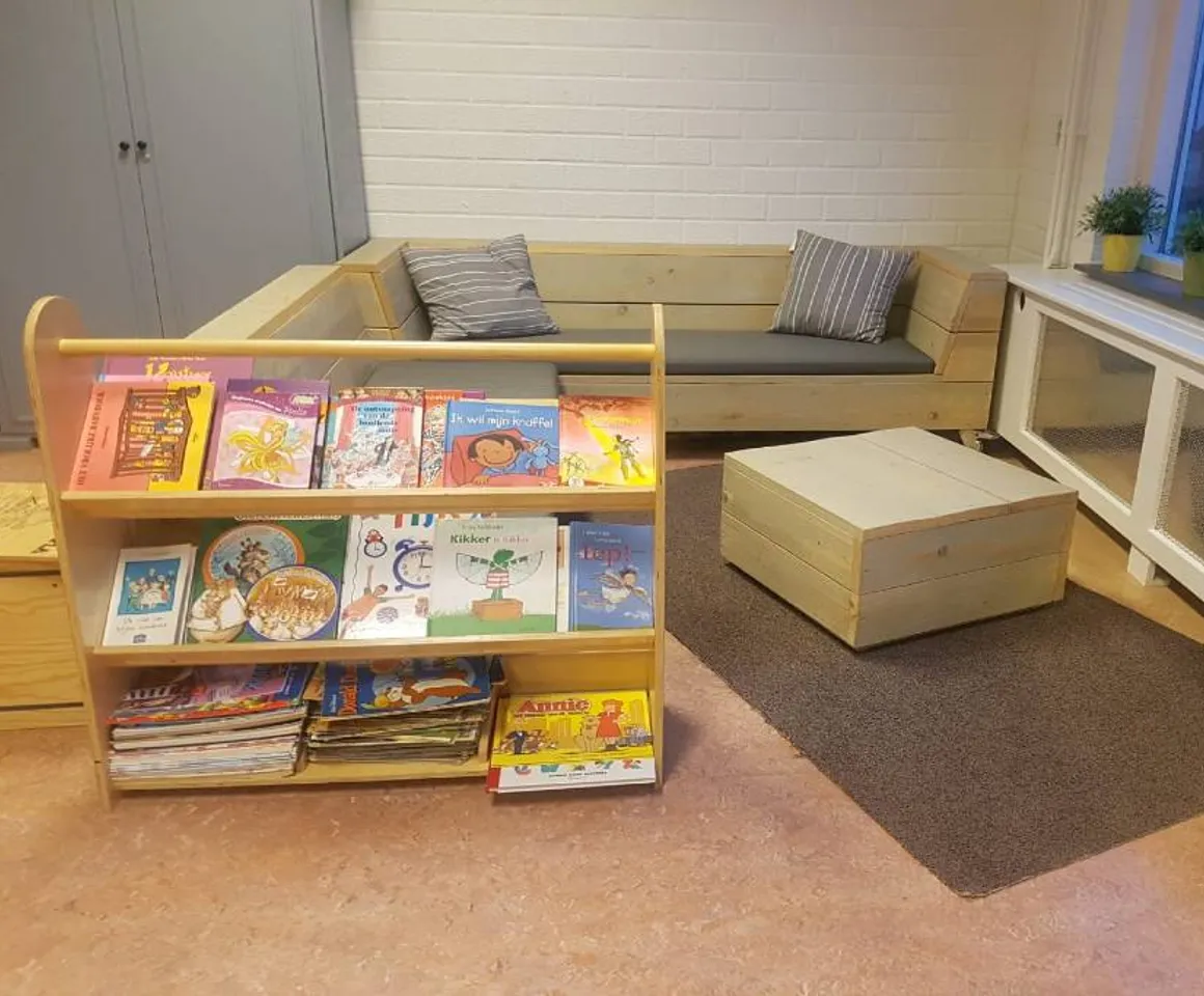 De groepsruimte van buitenschoolse opvang Goudakker, kinderopvang Kind&co Ludens