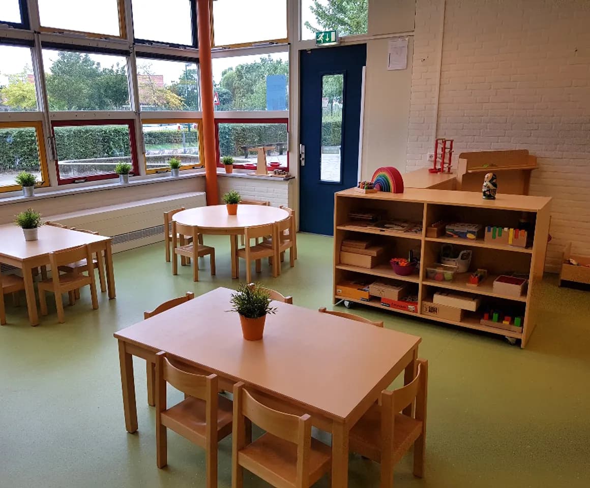 Groepsruimte bij Peuteropvang Houten Vlinder van kinderopvang Kind&co ludens