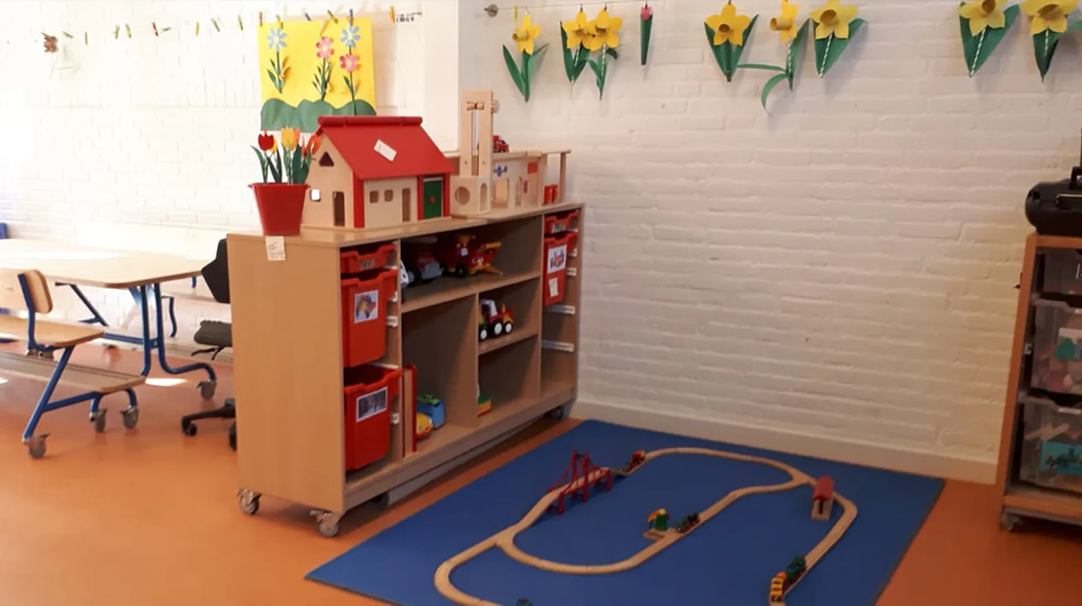 Groepsruimte met speelhoek bij Peuteropvang Woerden Haventje van kinderopvang Kind&co ludens