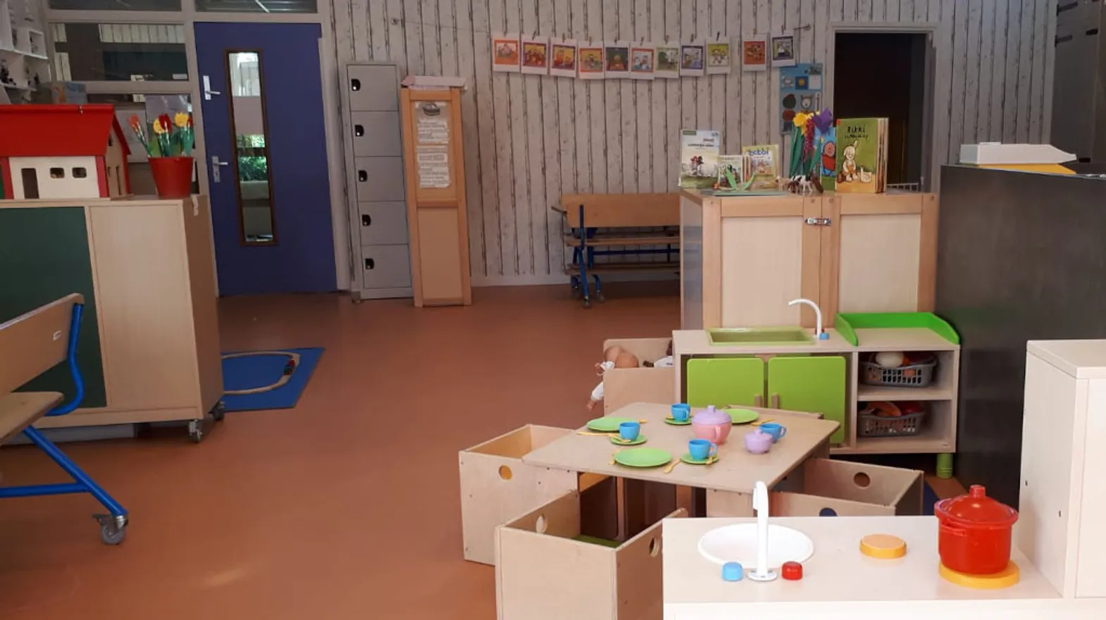 Groepsruimte met speelhoek bij Peuteropvang Woerden Haventje van kinderopvang Kind&co ludens