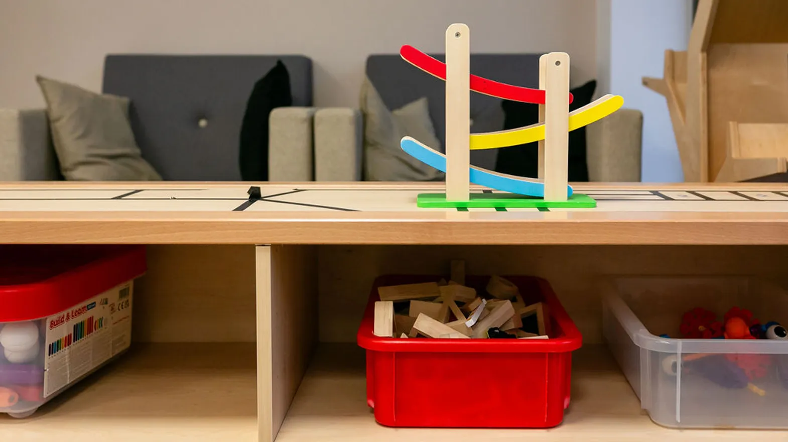 Speelgoed in groepsruimte bij Peuteropvang Boemerang Utrecht van kinderopvang Kind&co ludens