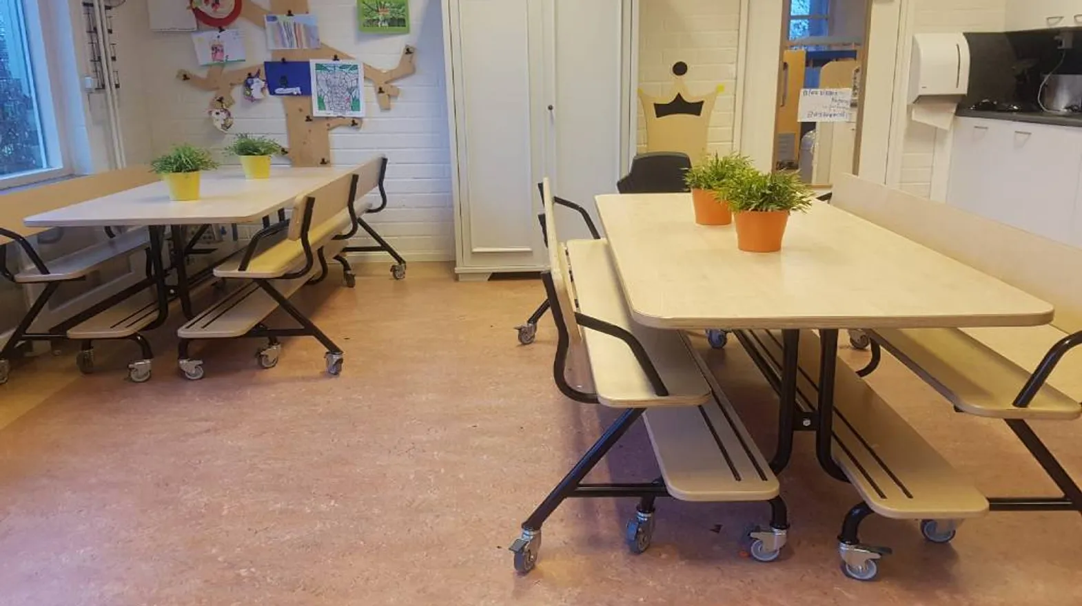 De groepsruimte van buitenschoolse opvang Goudakker, kinderopvang Kind&co Ludens