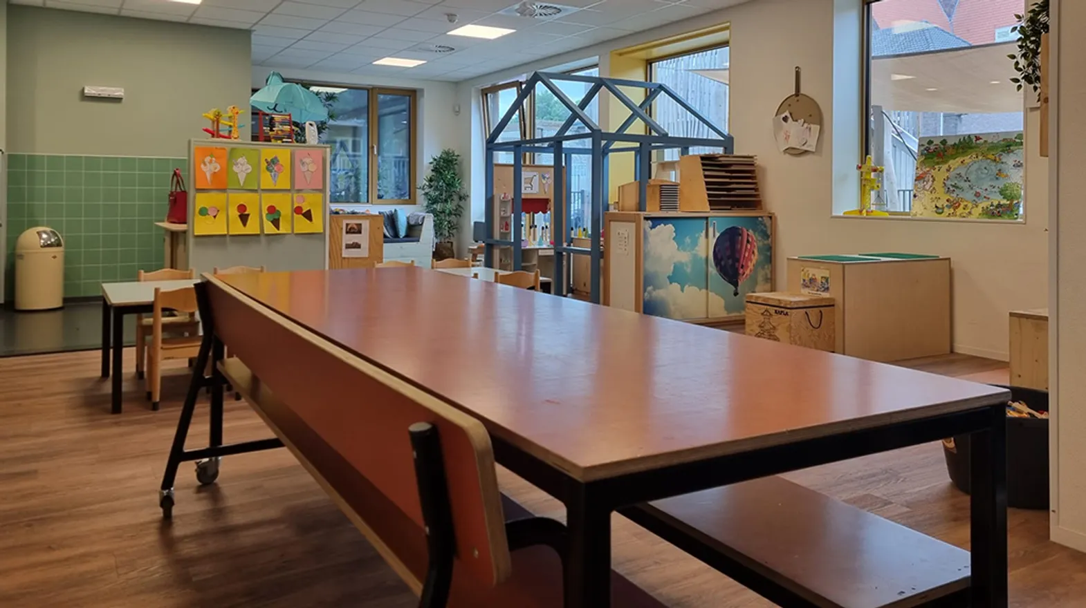 Groepsruimte bij Peuteropvang Luchtballon Utrecht van kinderopvang Kind&co ludens