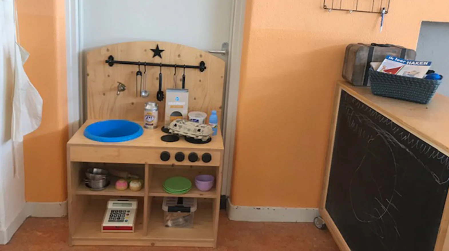 De groepsruimte van buitenschoolse opvang de Springplank, kinderopvang Kind&co Ludens