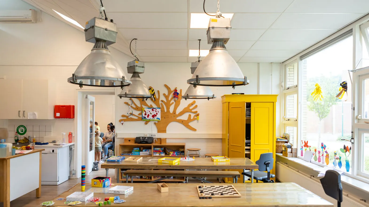 Knutselruimte bij BSO Woerden De Malle Molen van Kinderopvang Kind&co ludens