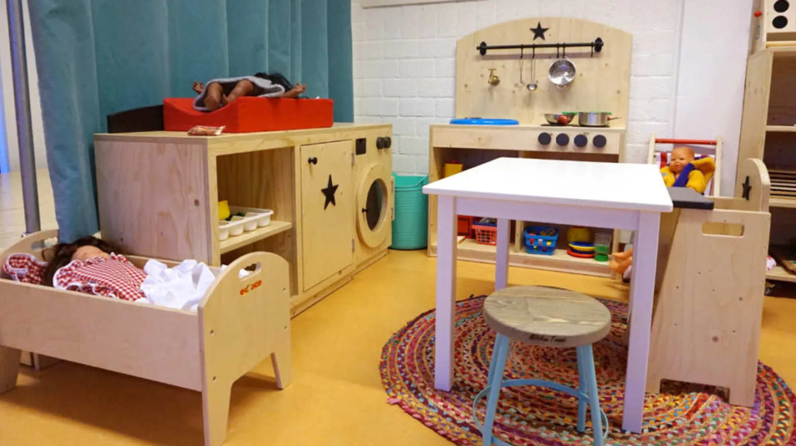 De huishoek van buitenschoolse opvang Carillon, kinderopvang Kind&co Ludens