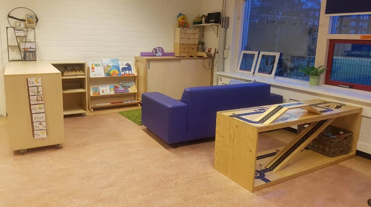 De groepsruimte van peuteropvang Goudrakkers, kinderopvang Kind&co Ludens