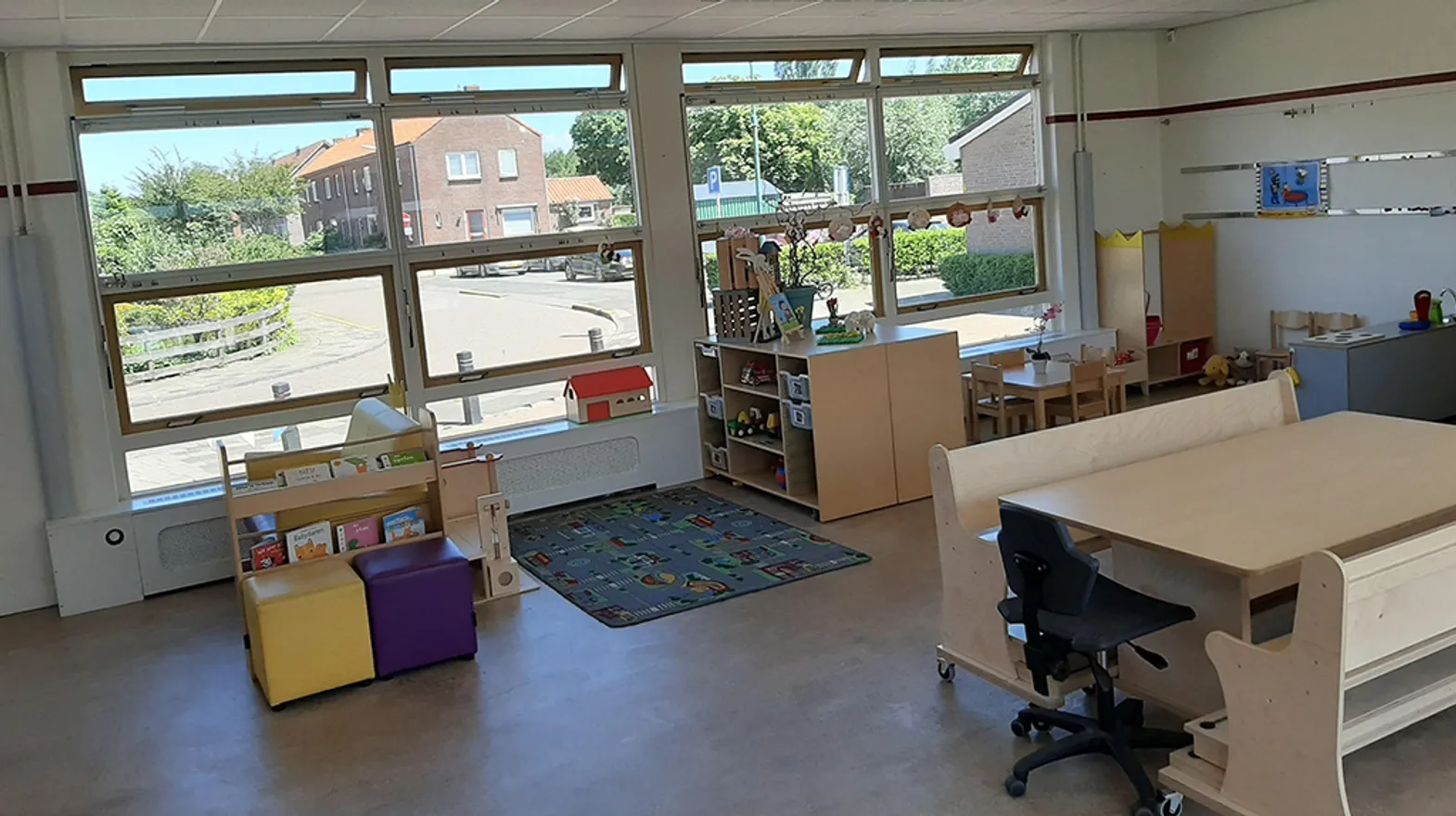 Groepsruimte bij BSO Zegveld van kinderopvang Kind&co ludens