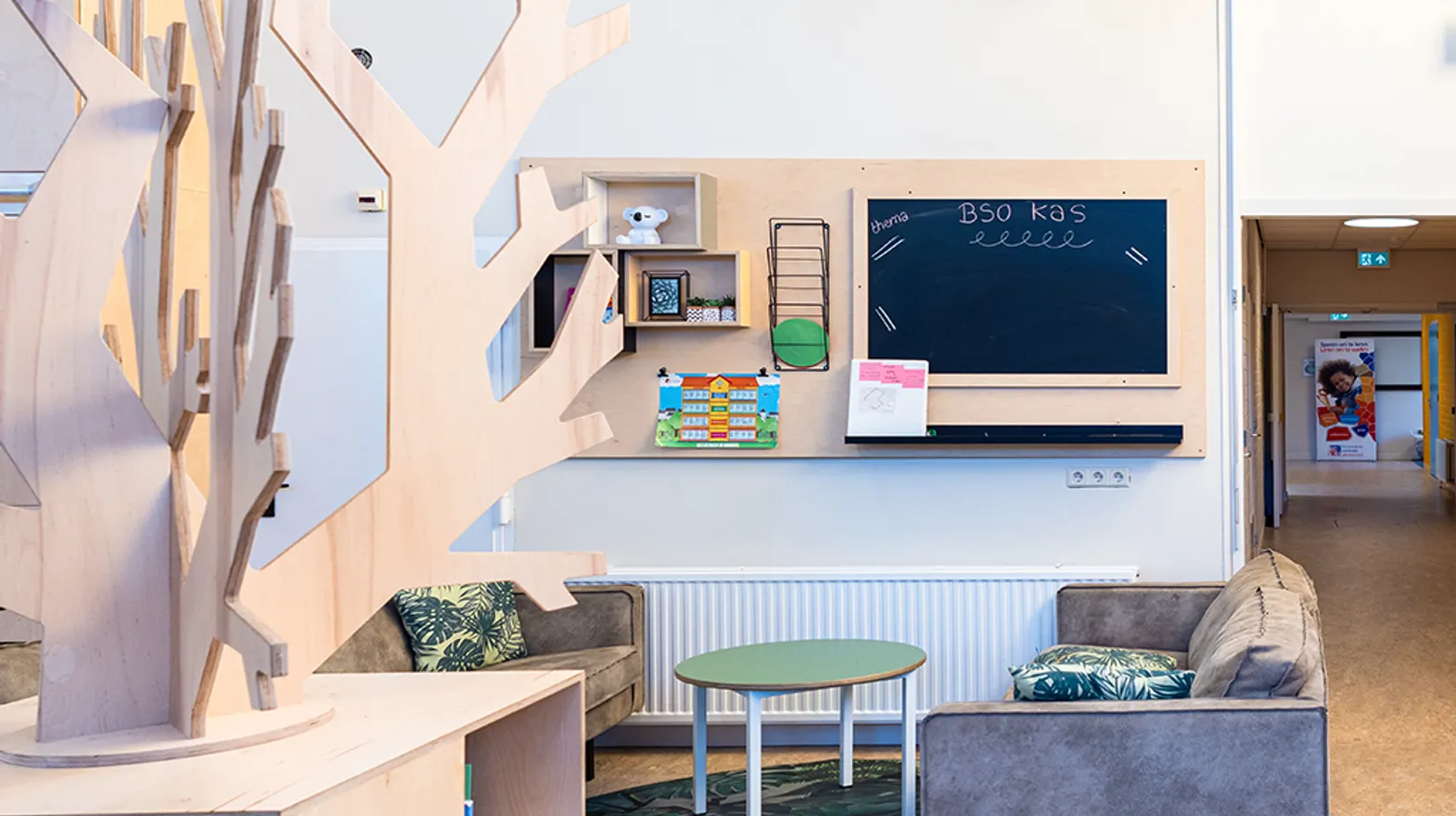 De rustruimte bij buitenschoolse opvang Kas, kinderopvang Kind&co ludens