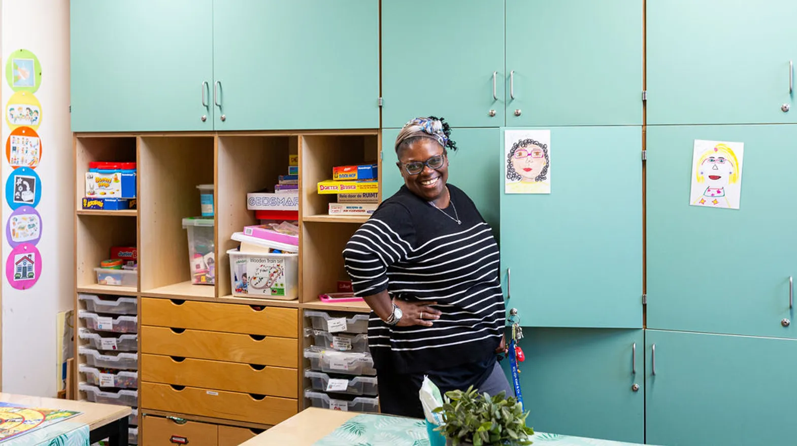 Pedagogisch medewerker voor de knutselkast van BSO Podium Baarn bij kinderopvang Kind&co ludens