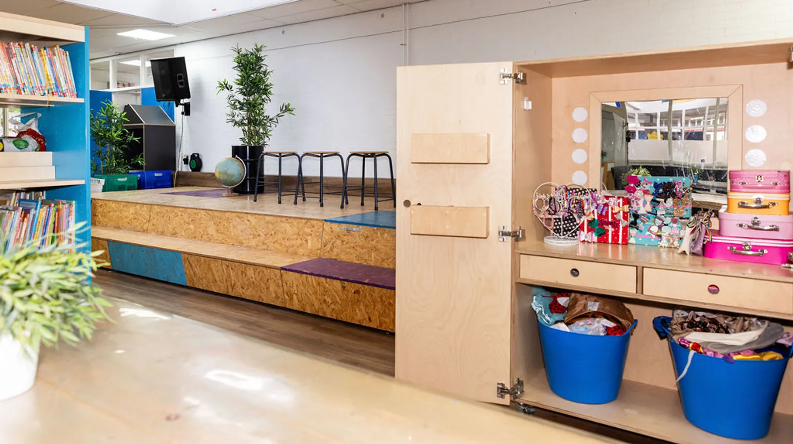 Groepsruimte bij BSO Woerden het kraaiennest van kinderopvang Kind&co ludens