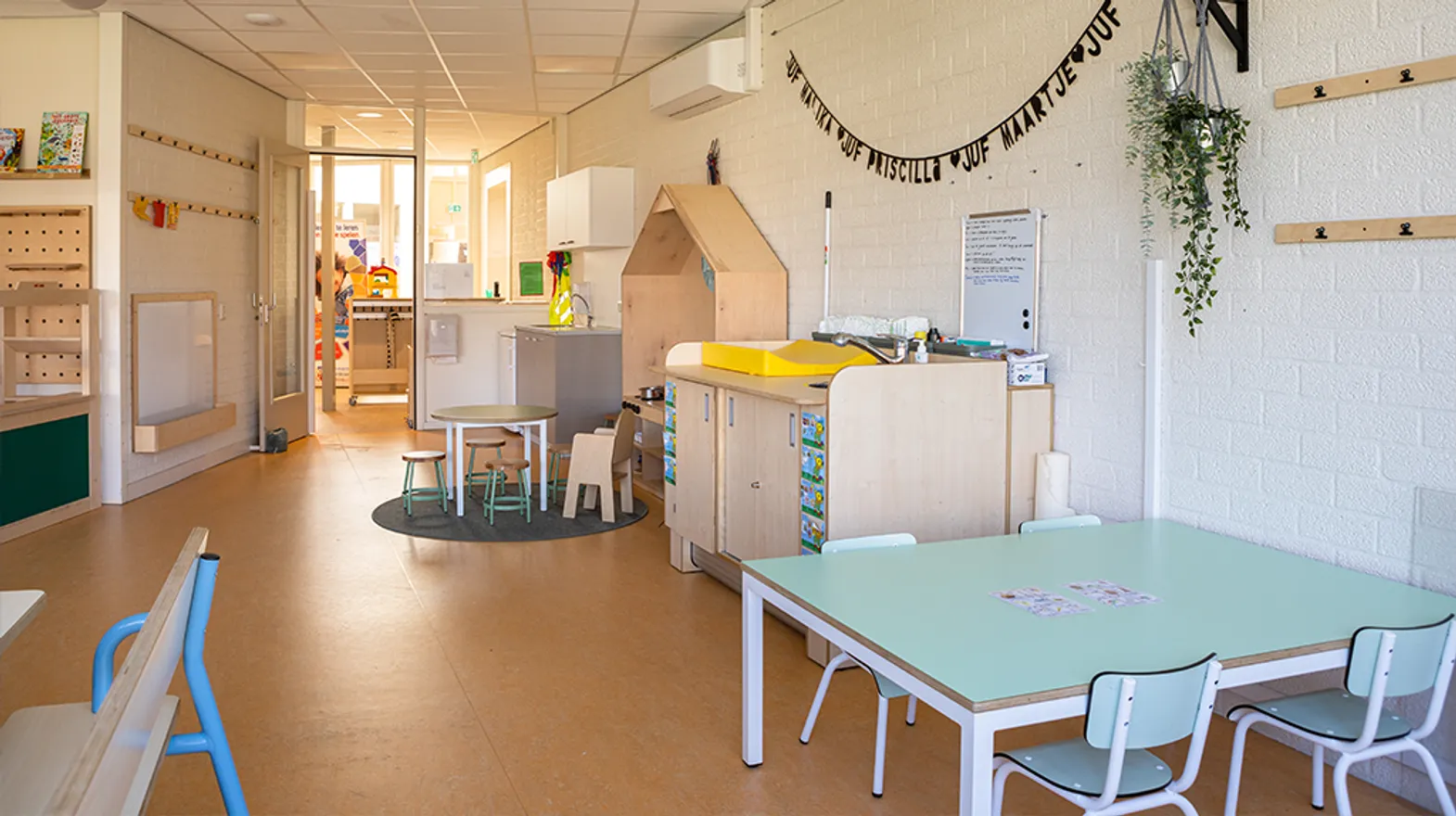 Groepsruimte bij Peuteropvang Waddinxveen KAS van kinderopvang Kind&co ludens