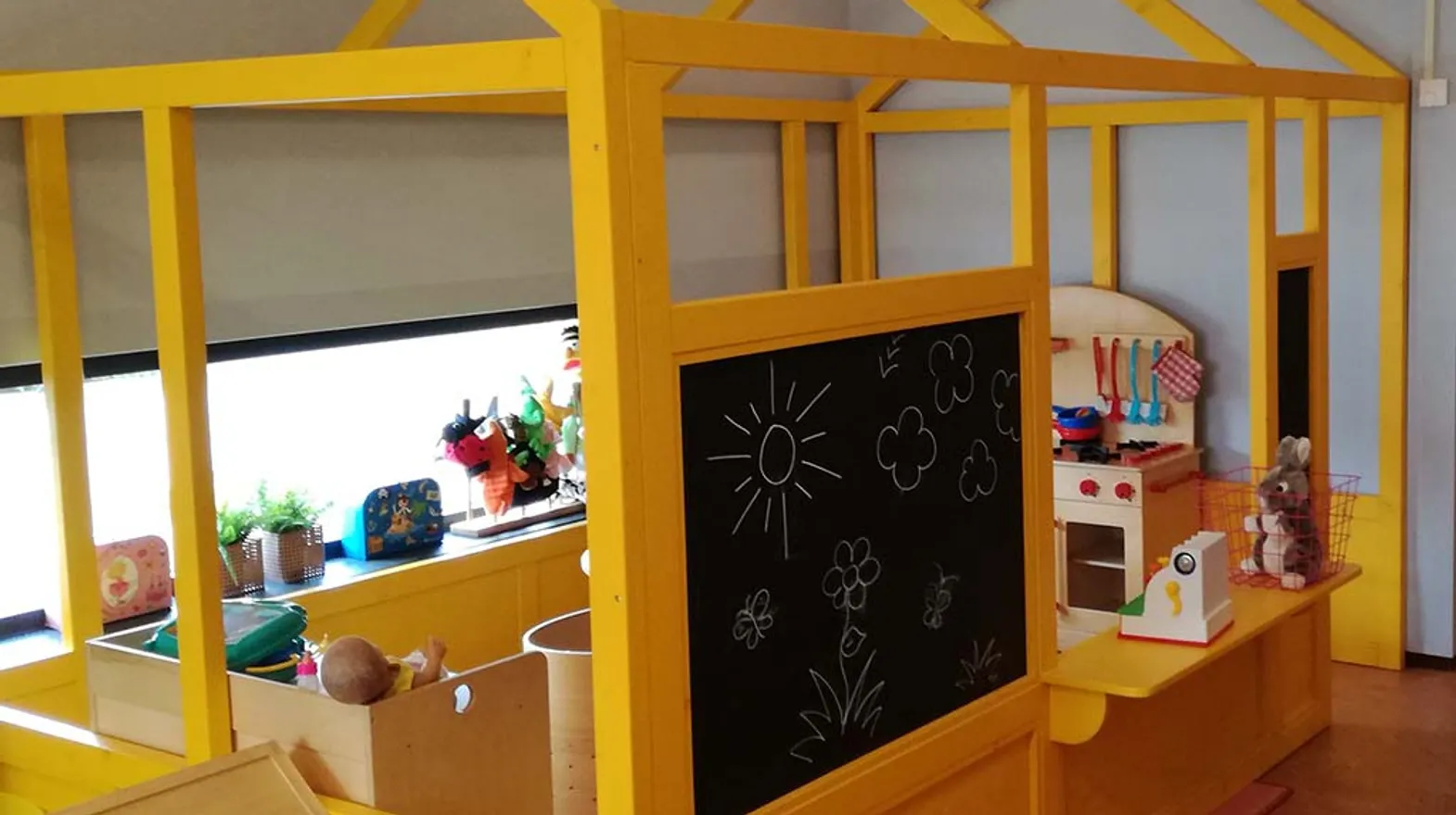 Binnenspeelhuisje bij Peuteropvang Zazou Nieuwegein van kinderopvang Kind&co ludens