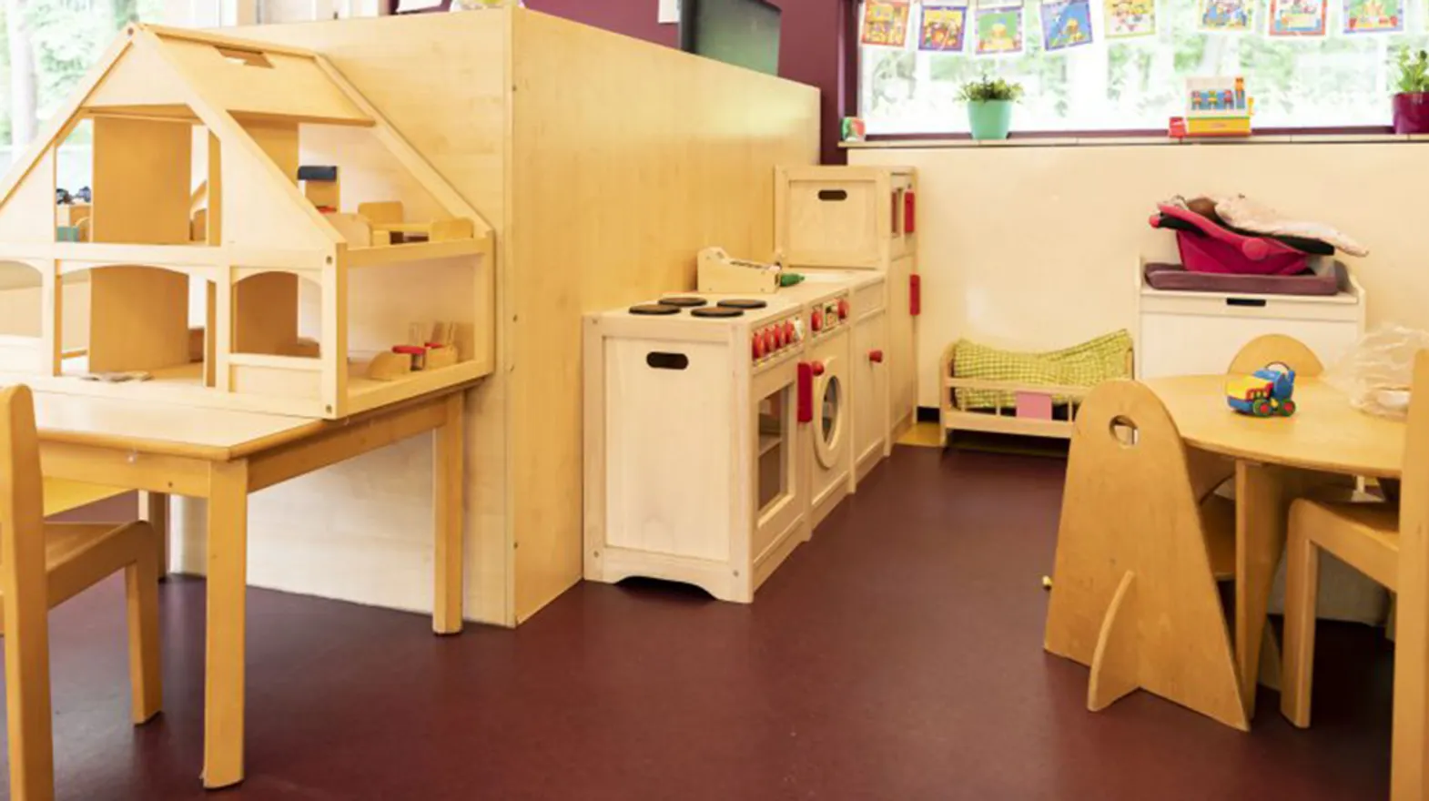 Speelhoek bij Kinderdagverblijf Bilthoven De Bosuiltjes van kinderopvang Kind&co ludens