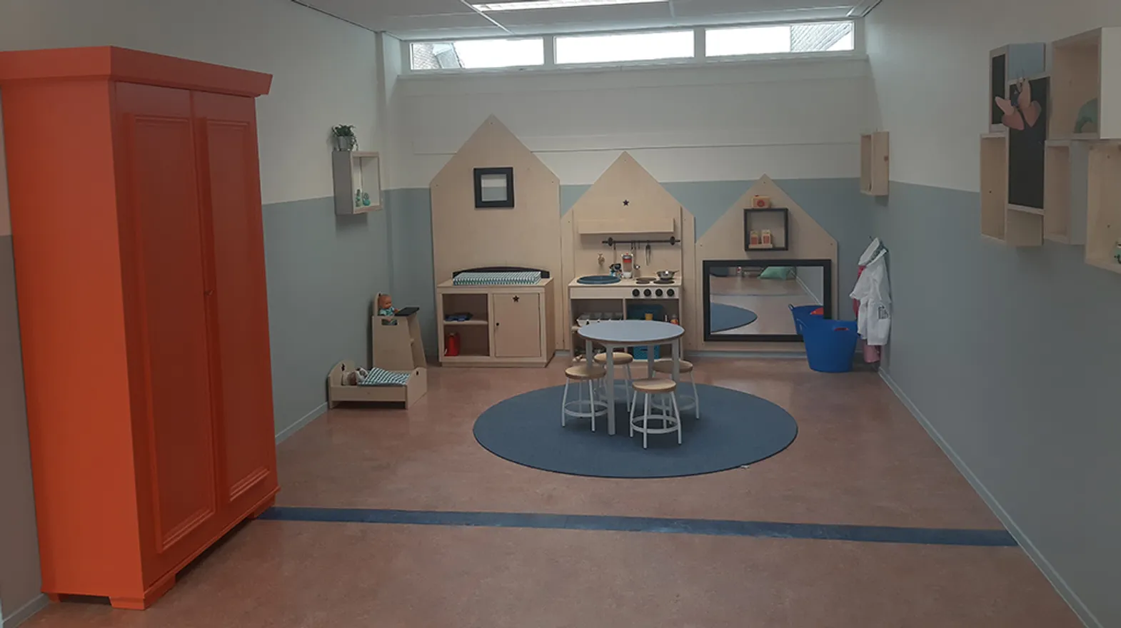 Groepsruimte bij Peuteropvang De Brug Nieuwerbrug van kinderopvang Kind&co ludens