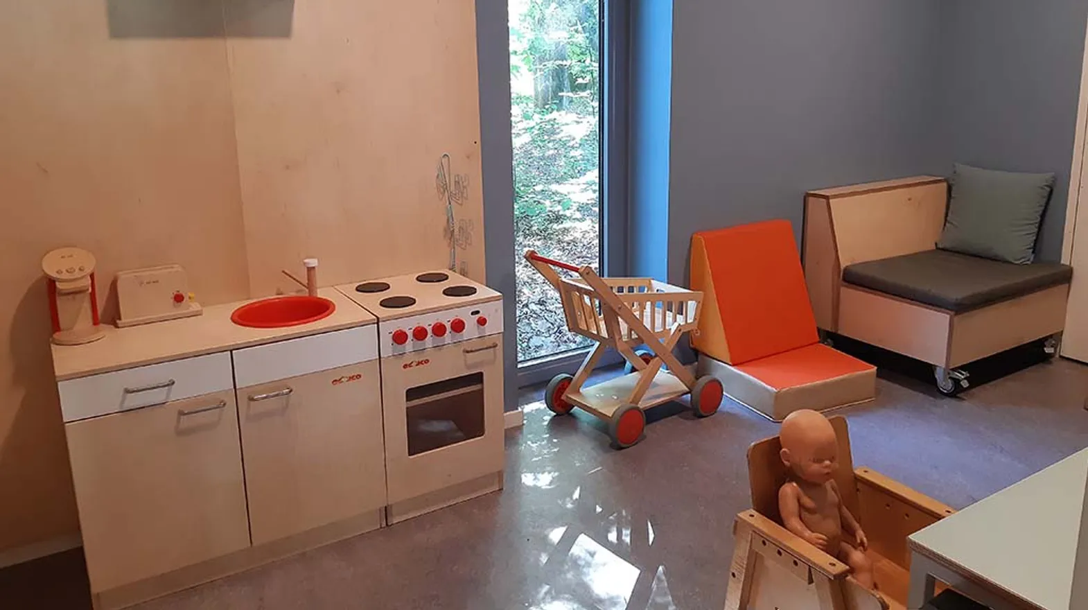 Speelhoek bij BSO Zeist Heldenhonk van kinderopvang Kind&co ludens