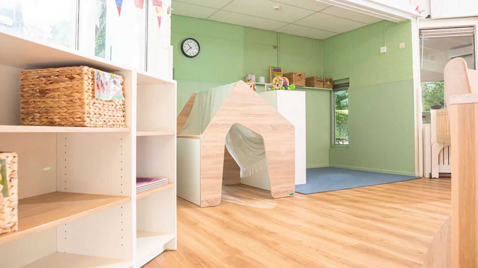 De groepsruimte van kinderdagverblijf Hummeltje, Kind&co ludens