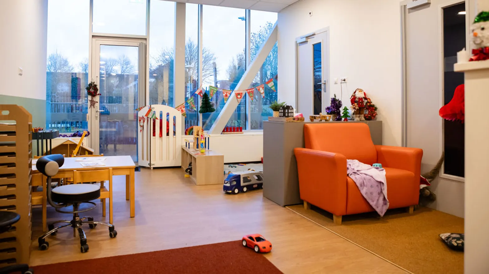 De groepsruimte van peuteropvang Ondiep, Kind&co Ludens