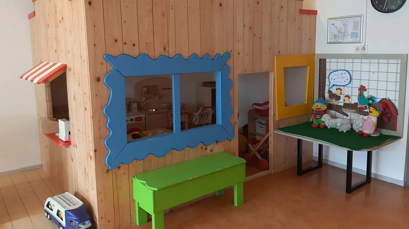 Binnenspeelhuisje bij peuteropvang Grutje in Odijk van kinderopvang Kind&co ludens