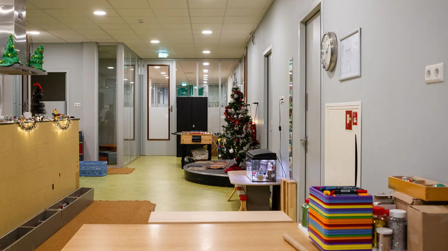 De hal van buitenschoolse opvang Odin, Kind&co Ludens