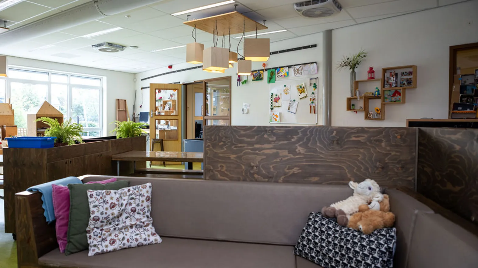 Zithoek bij BSO Noorderlicht Baarn van kinderopvang Kind&co ludens