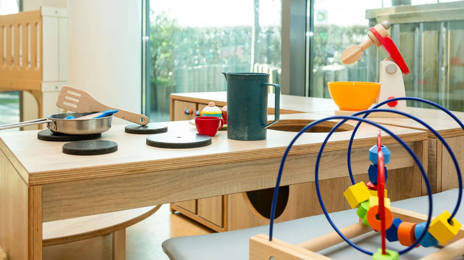 Speelhoek bij Kinderdagverblijf De Meern Jojo bij van kinderopvang Kind&co ludens