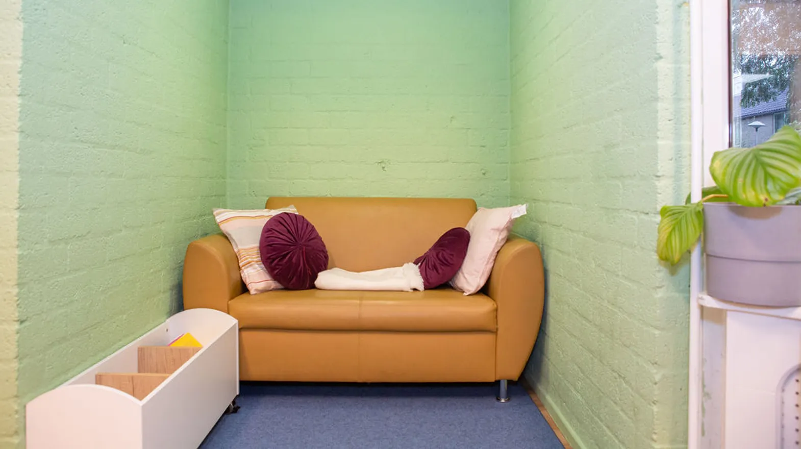 De rusthoek en leeshoek van kinderdagverblijf Hummeltje, Kind&co ludens