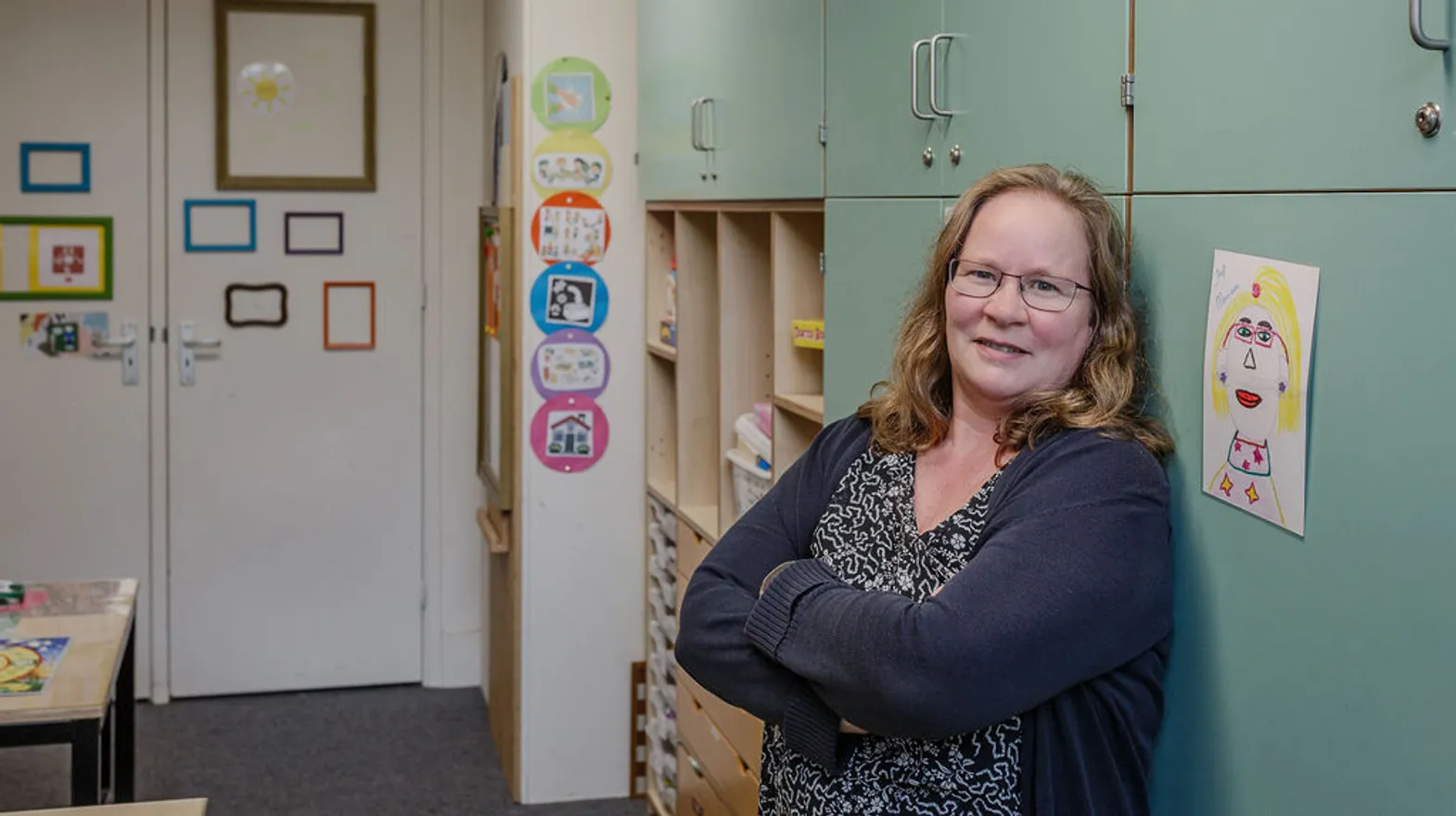 Pedagogisch medewerker van BSO Podium Baarn bij kinderopvang Kind&co ludens