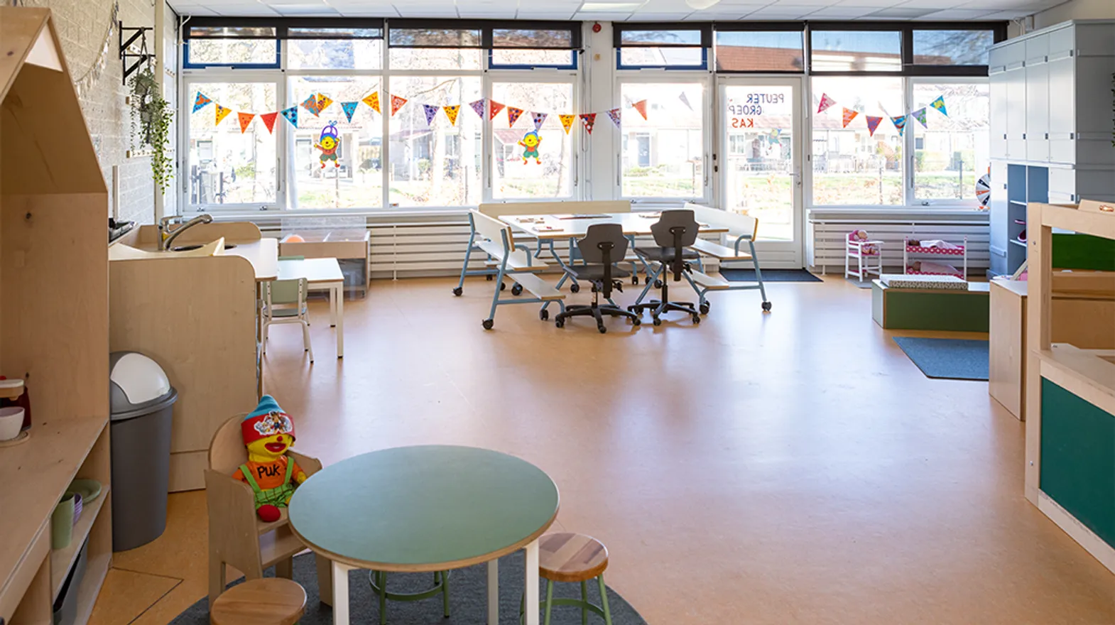 Groepsruimte bij Peuteropvang Waddinxveen KAS van kinderopvang Kind&co ludens