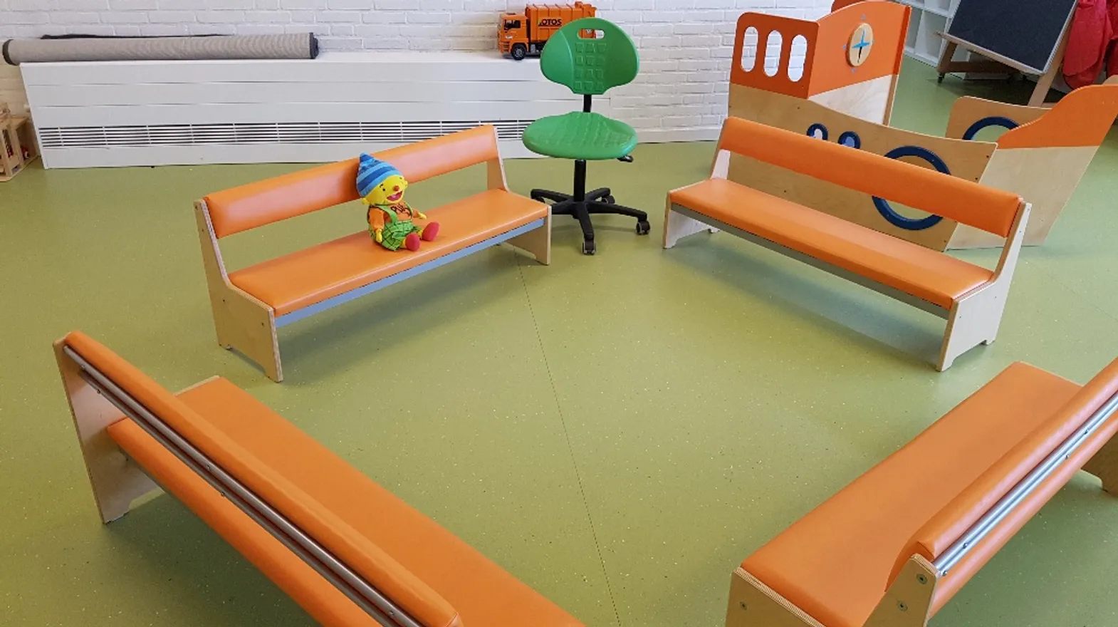 Groepsruimte bij Peuteropvang Houten Vlinder van kinderopvang Kind&co ludens