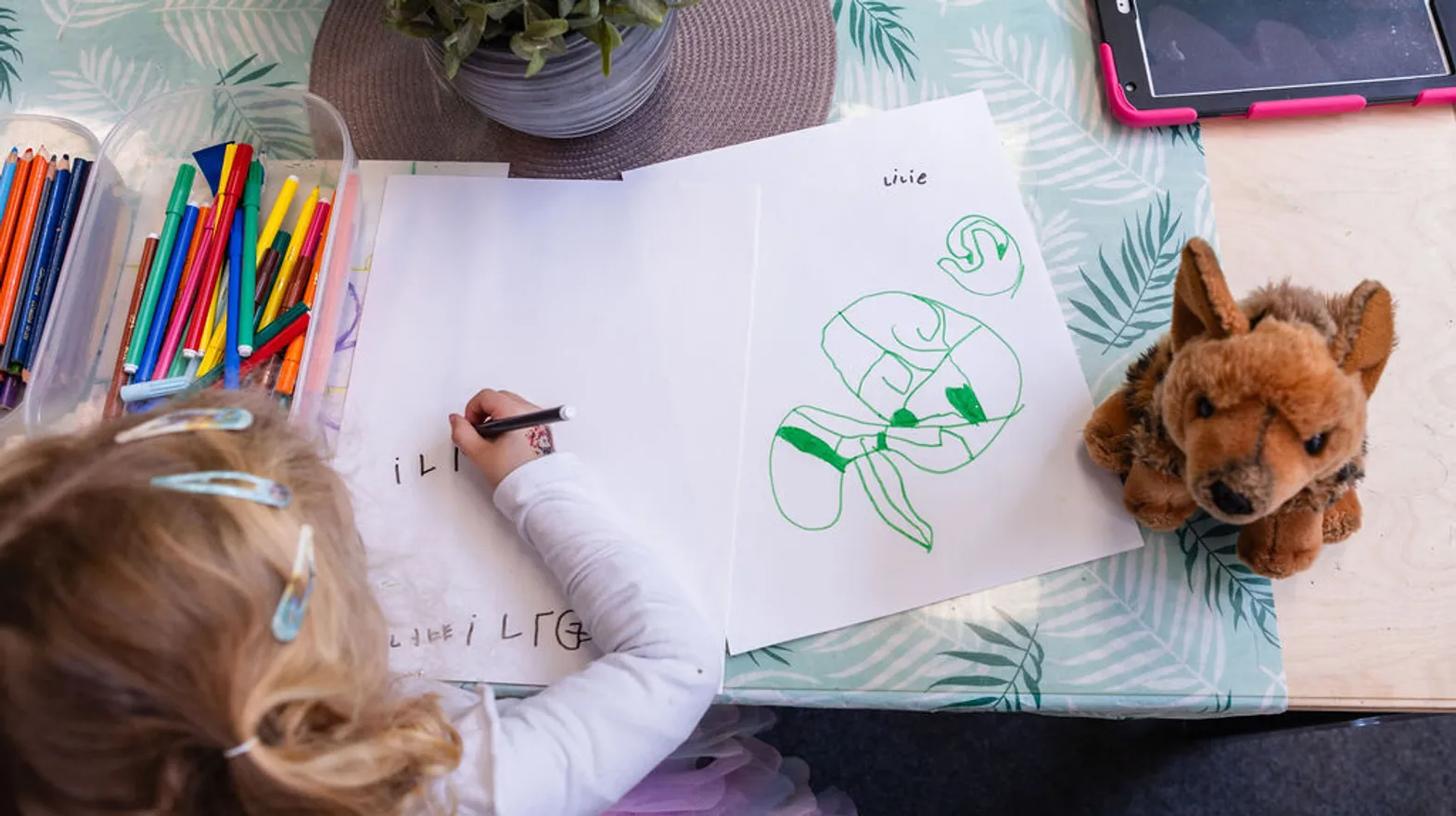 Kleuren bij BSO Podium Baarn van kinderopvang Kind&co ludens