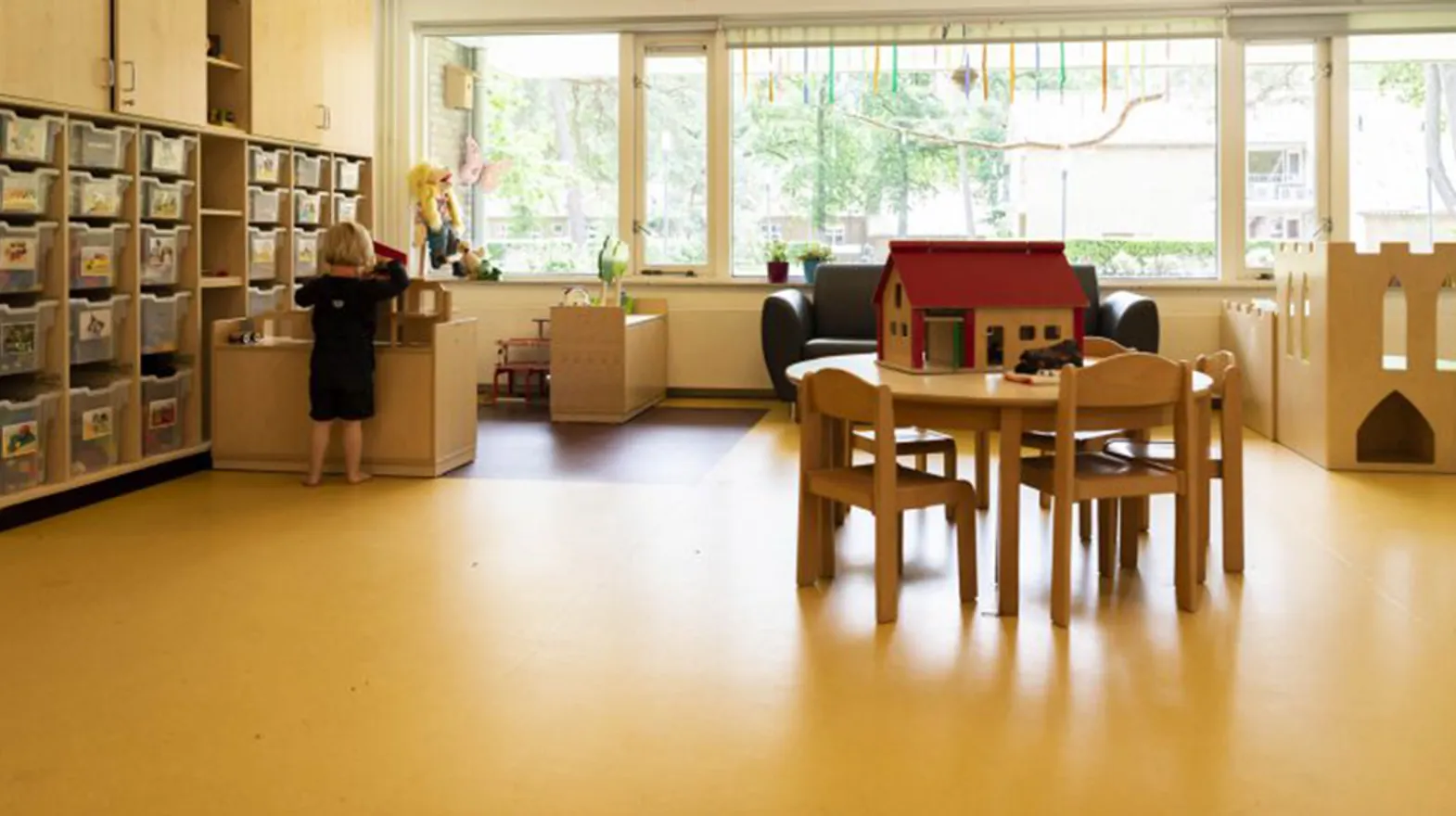 Groepsruimte bij Kinderdagverblijf Bilthoven De Bosuiltjes van kinderopvang Kind&co ludens
