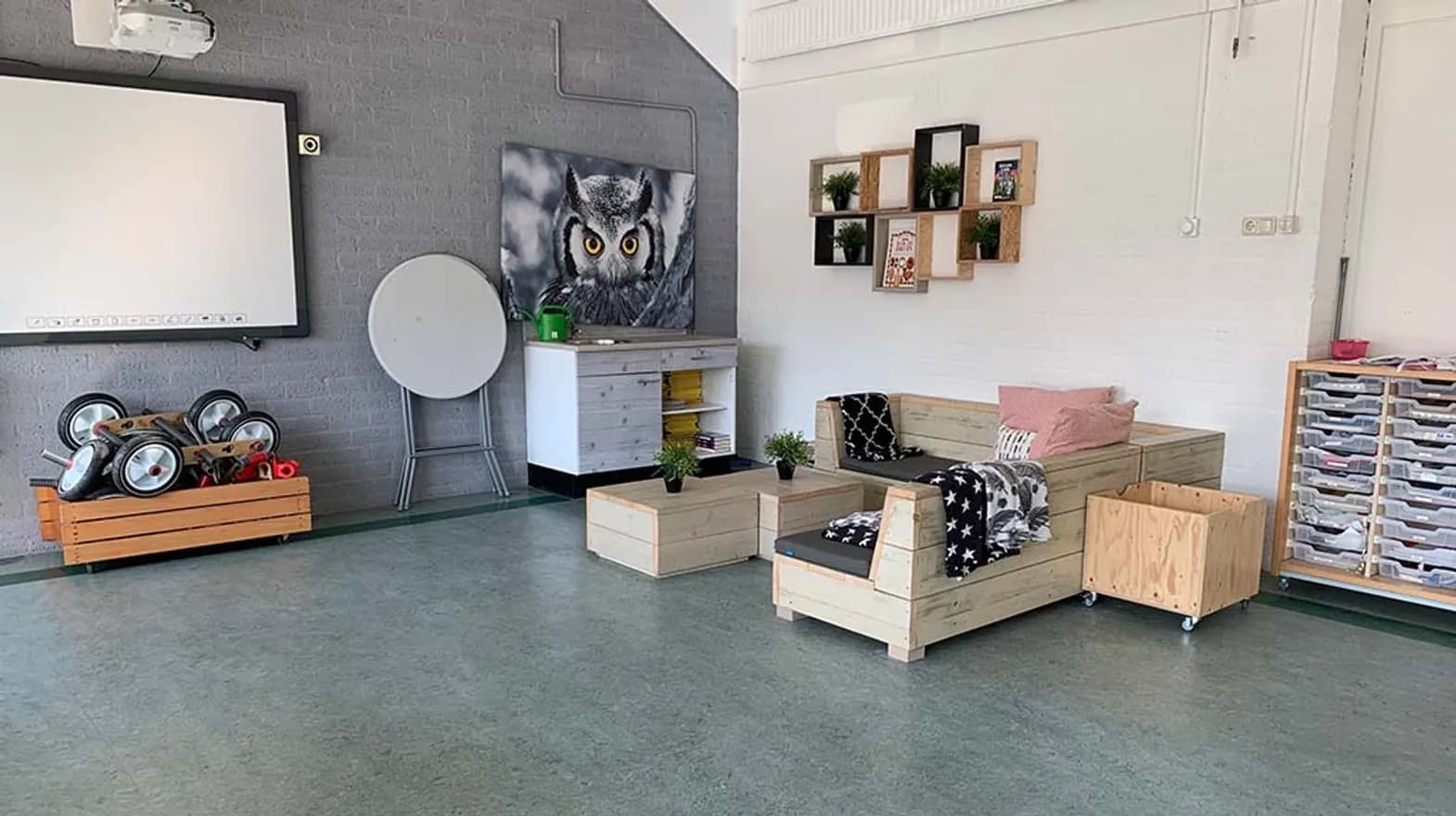 Groepsruimte van BSO Woerden Rakkers bij kinderopvang Kind&co ludens