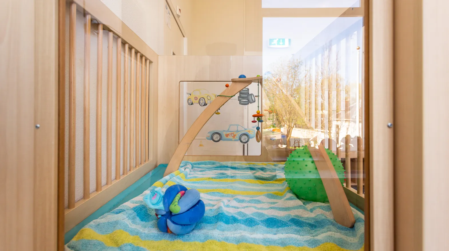 De baby box bij kinderdagverblijf Klavertje, kinderopvang Kind&co ludens