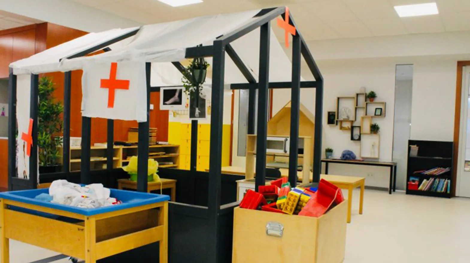 Binnenspeelhuisje bij Peuteropvang De Bilt Regenboog van kinderopvang Kind&co ludens