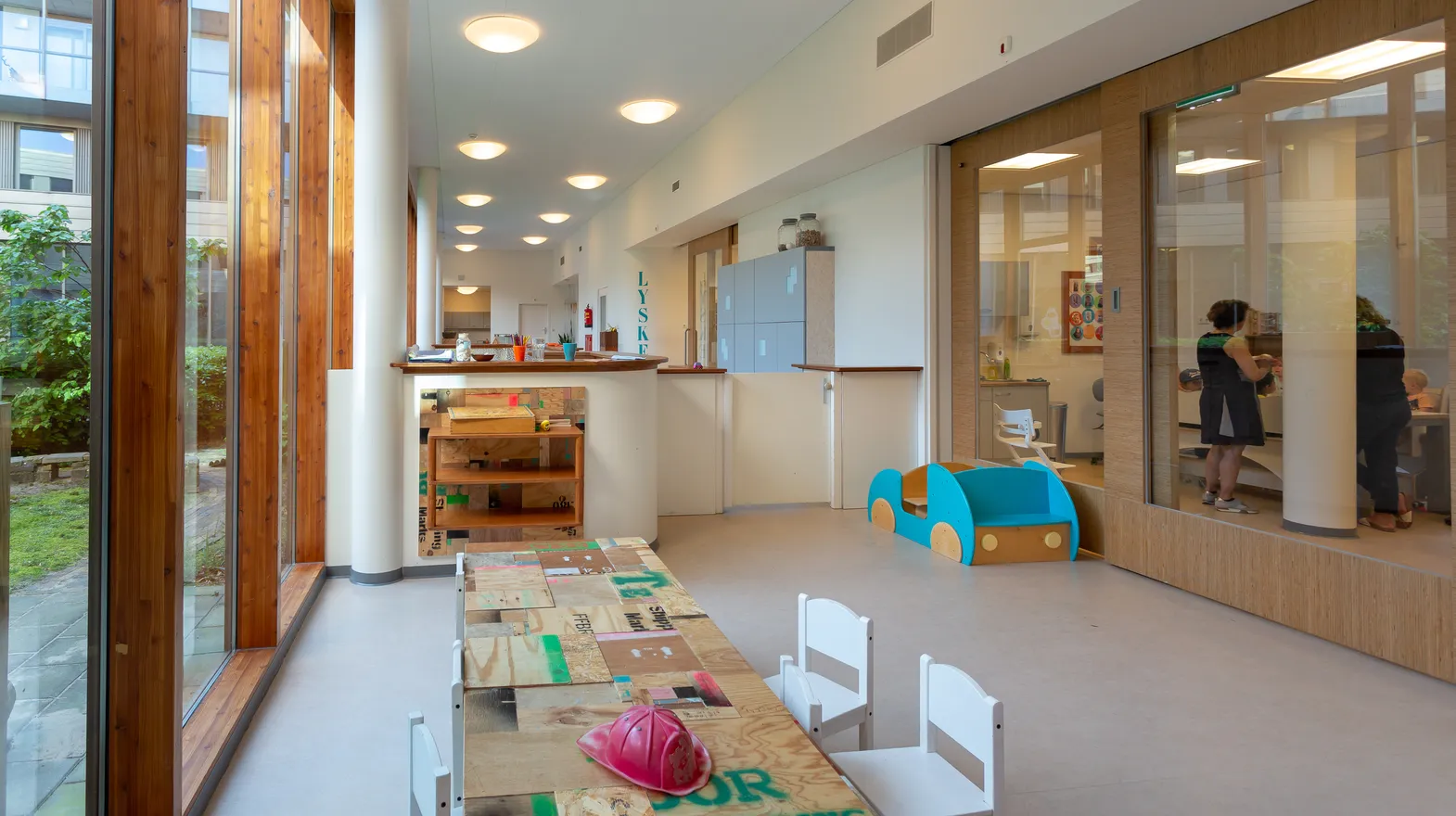 De bouwhoek van kinderdagverblijf Lieve en Bouwe, kinderopvang Kind&co ludens