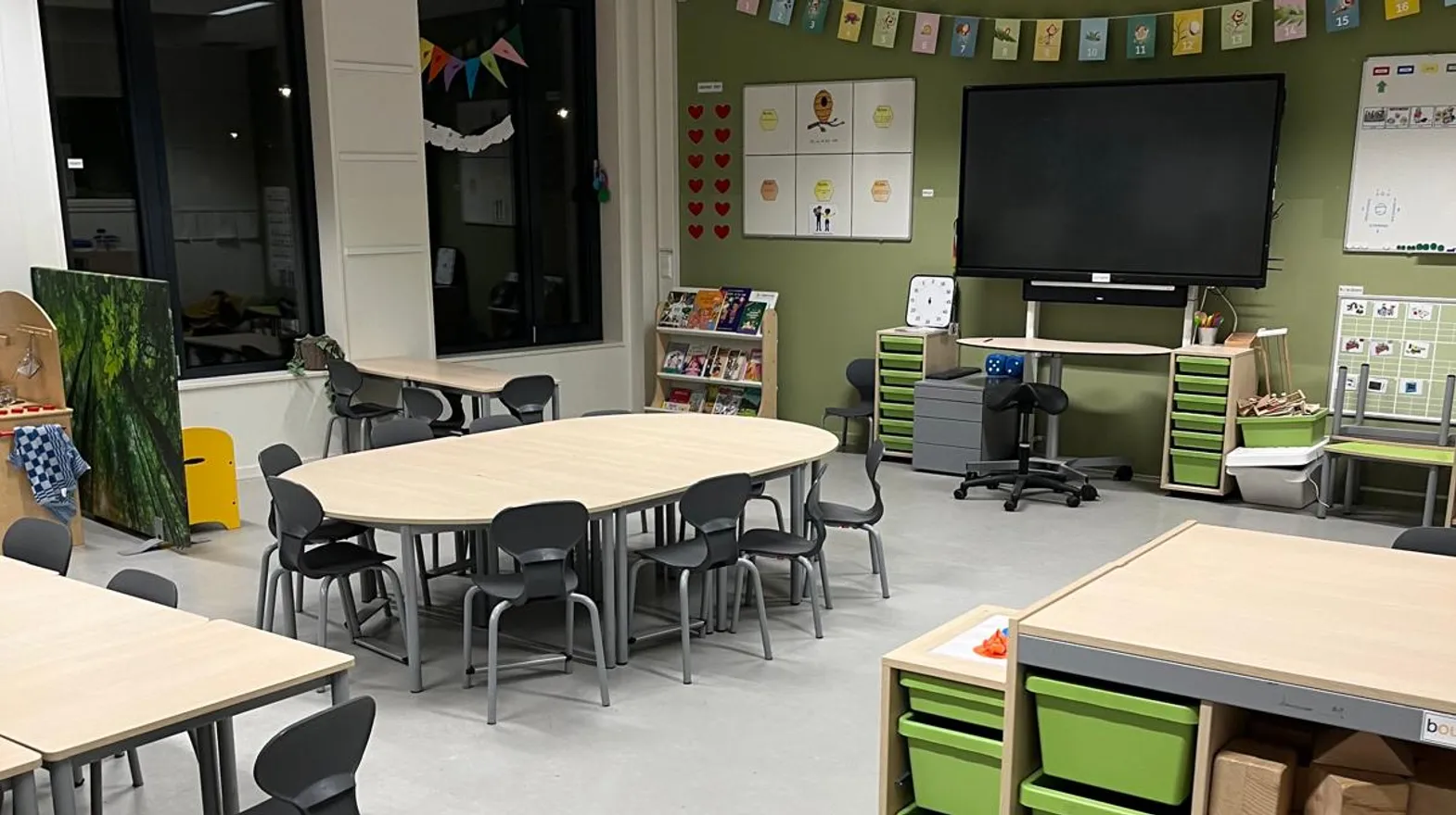 De groepsruimte van buitenschoolse opvang Haarzicht bij kinderopvang Kind&co ludens