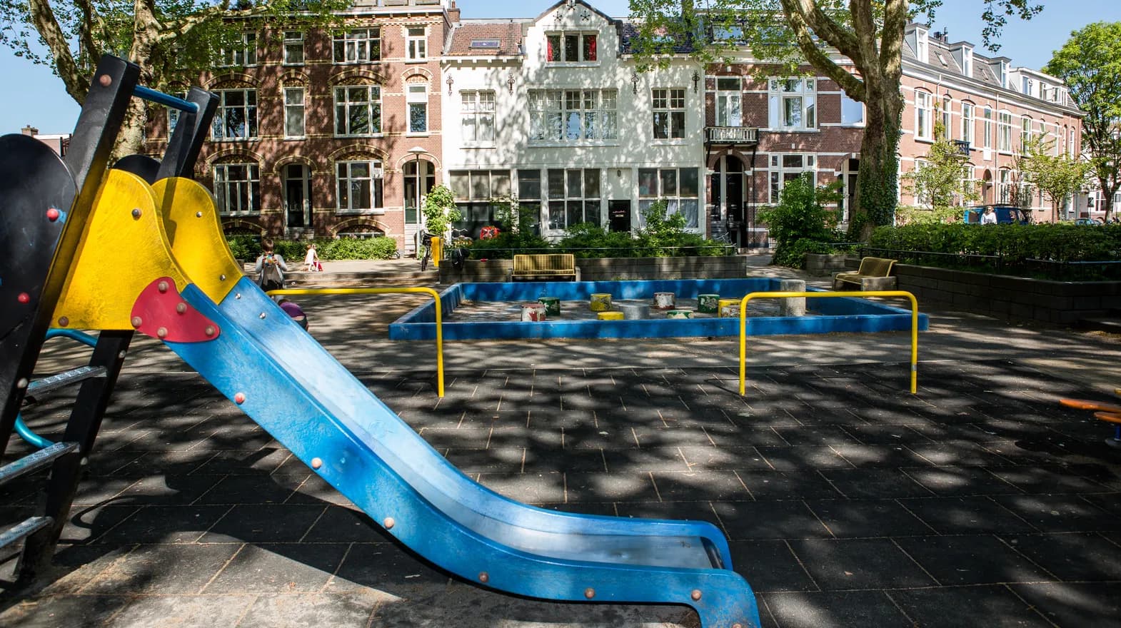 Buitenruimte bij BSO Utrecht Koekoek van kinderopvang Kind&co ludens