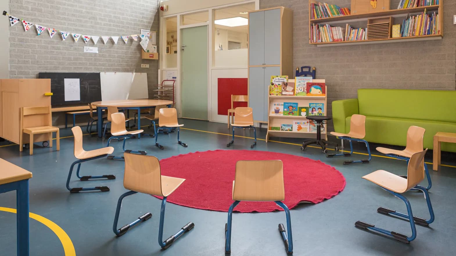 De groepsruimte bij peuteropvang Winnie de Pooh, kinderopvang Kind&co ludens