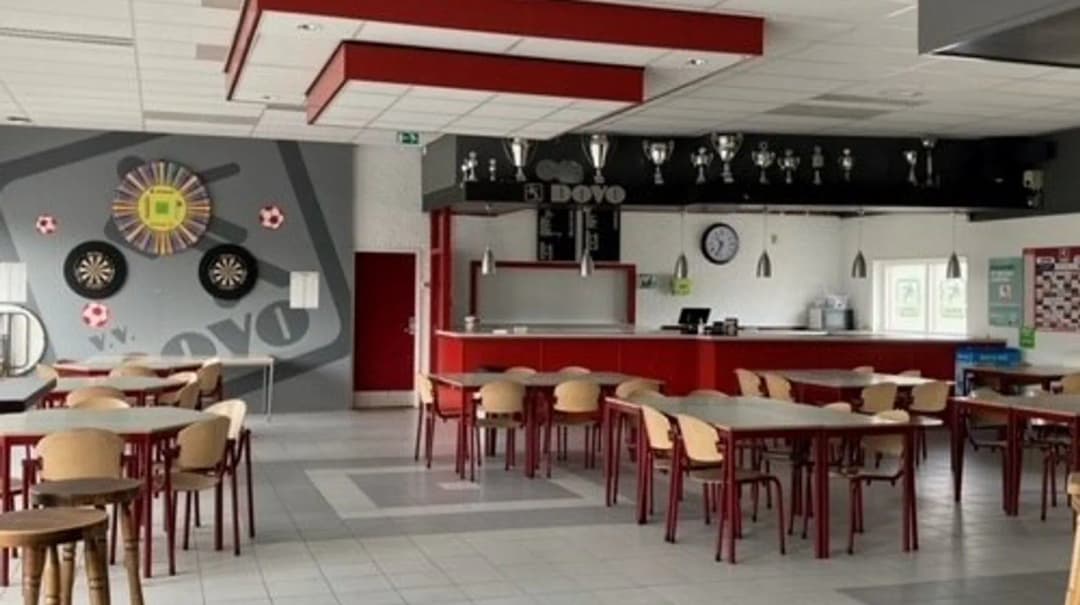 De groepsruimte/kantine bij buitenschoolse opvang Vrienden, Kind&co ludens