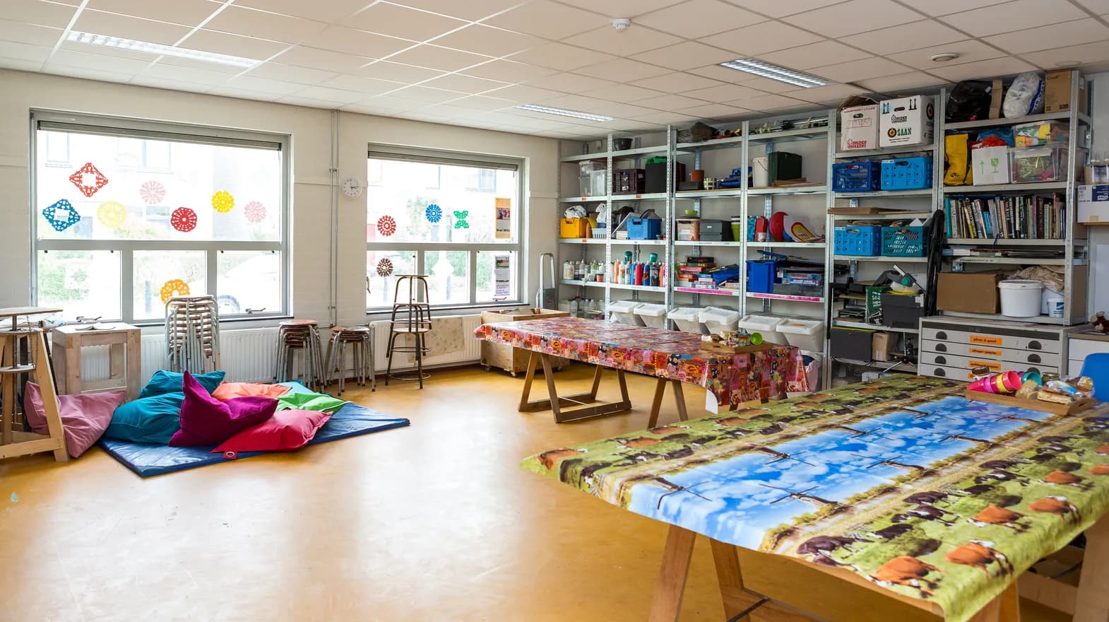 Groepsruimte bij  BSO Utrecht Bolderburen van kinderopvang Kind&co ludens