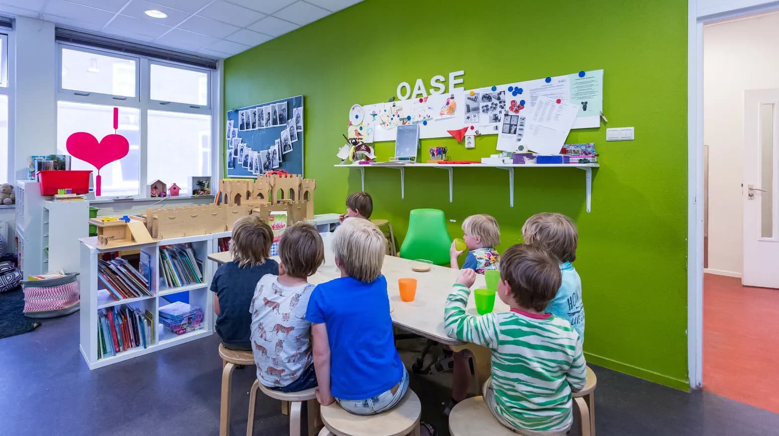 Groepsruimte bij BSO Utrecht Kaktus van kinderopvang Kind&co ludens