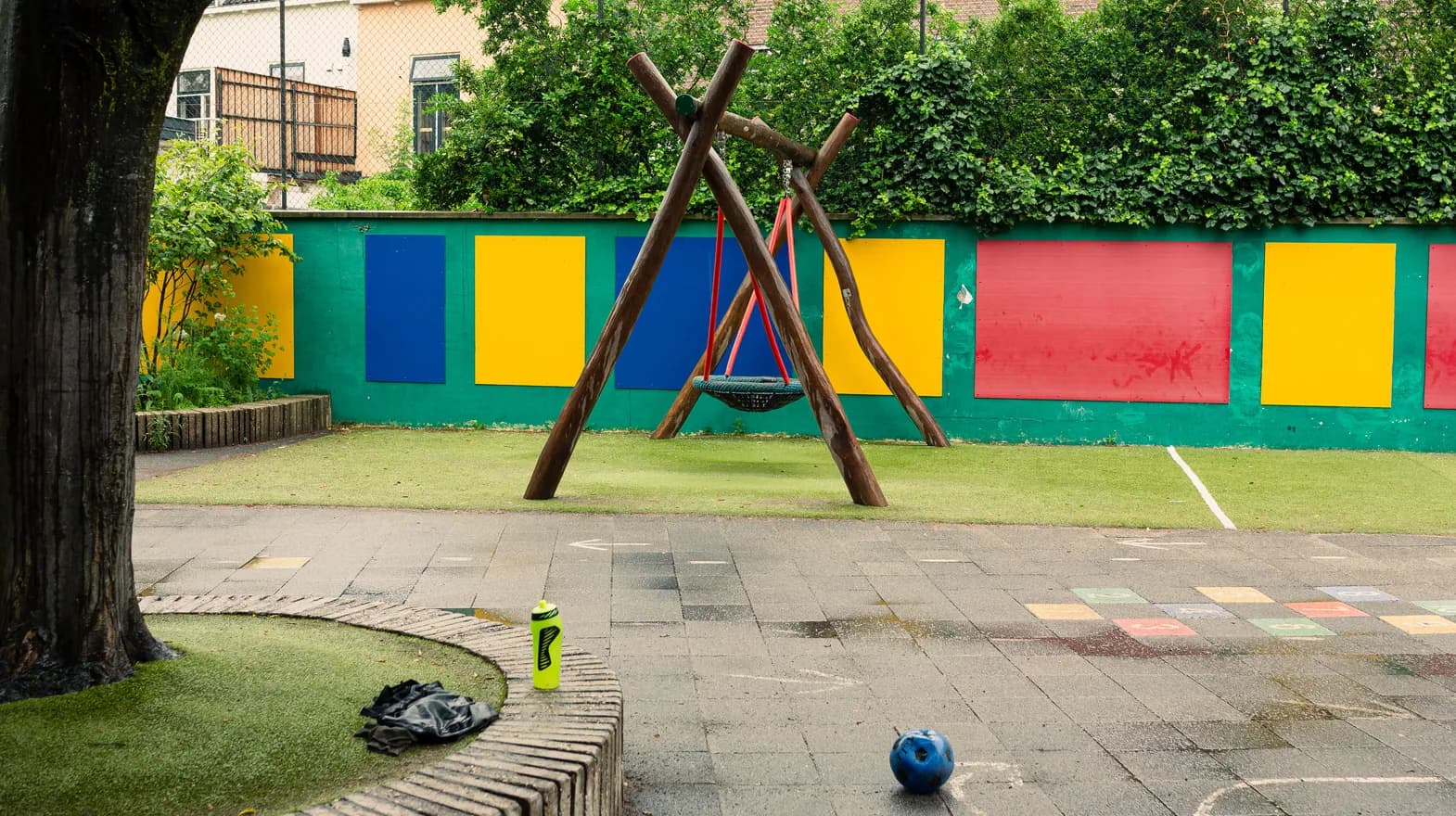 Buitenruimte bij peuteropvang De Pijlstaart Utrecht van Kind&co ludens