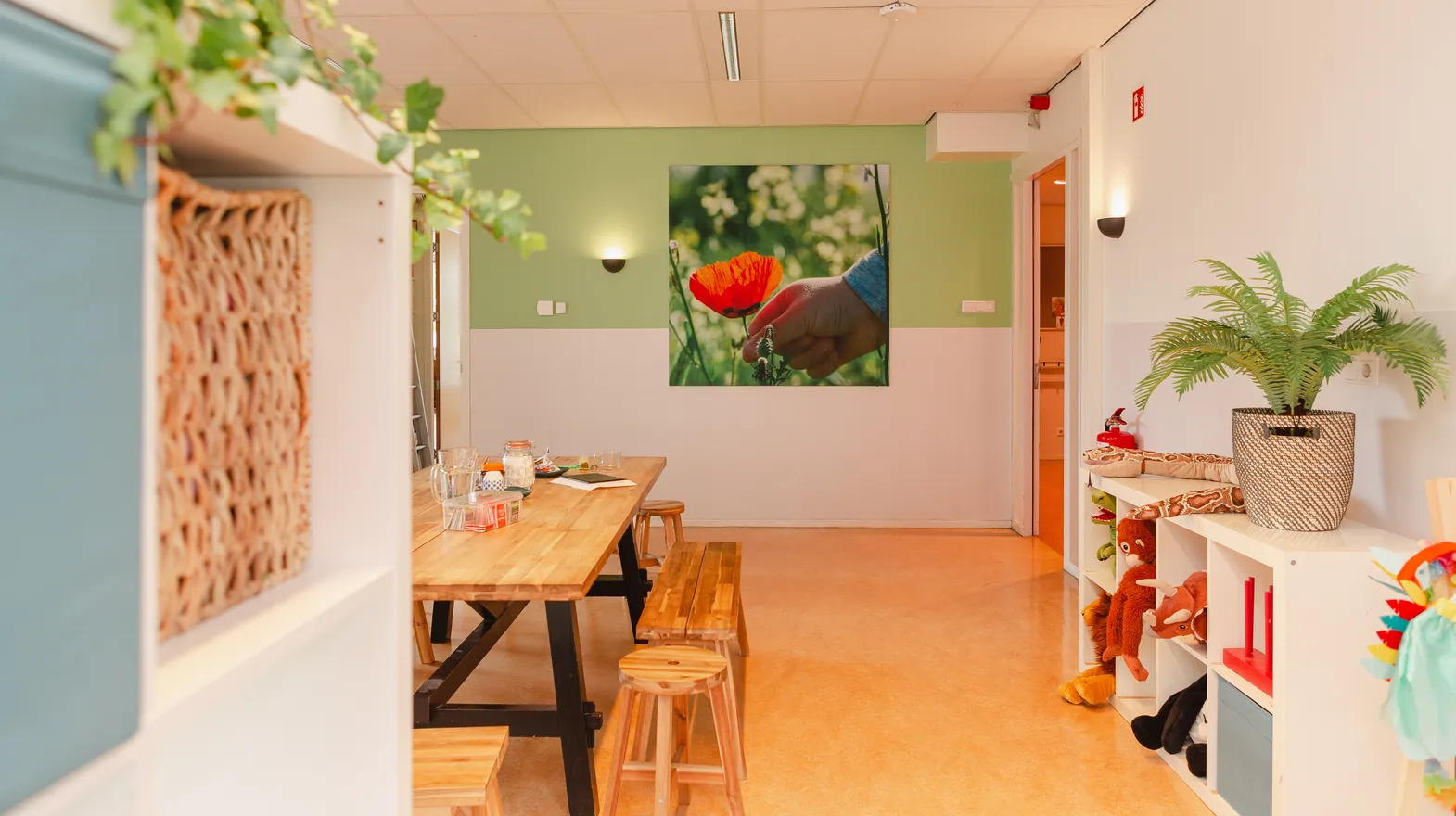 Huiskamer bij BSO Utrecht De Margriet van kinderopvang Kind&co ludens