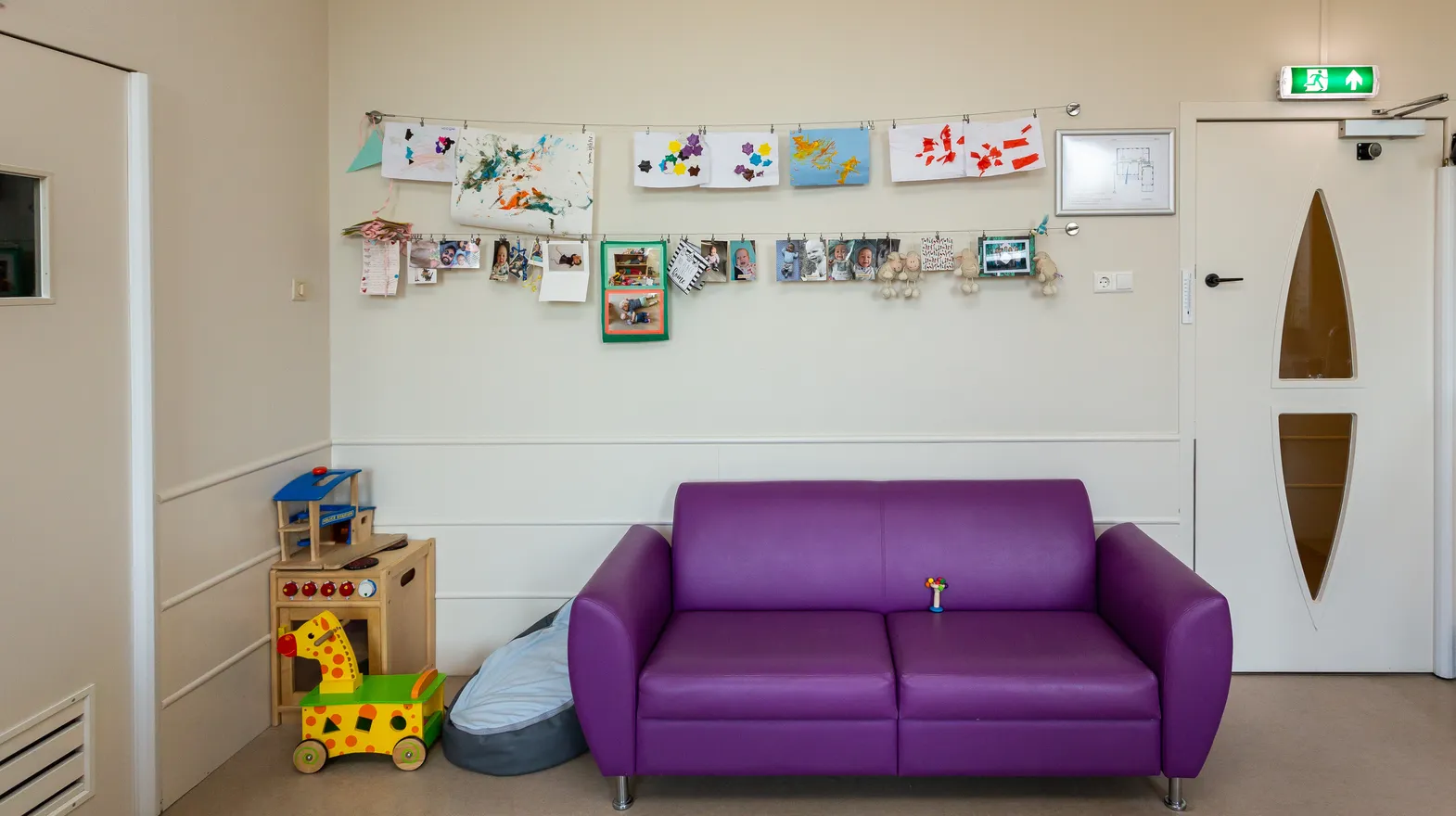 De rusthoek van kinderdagverblijf Klavertje, kinderopvang Kind&co ludens