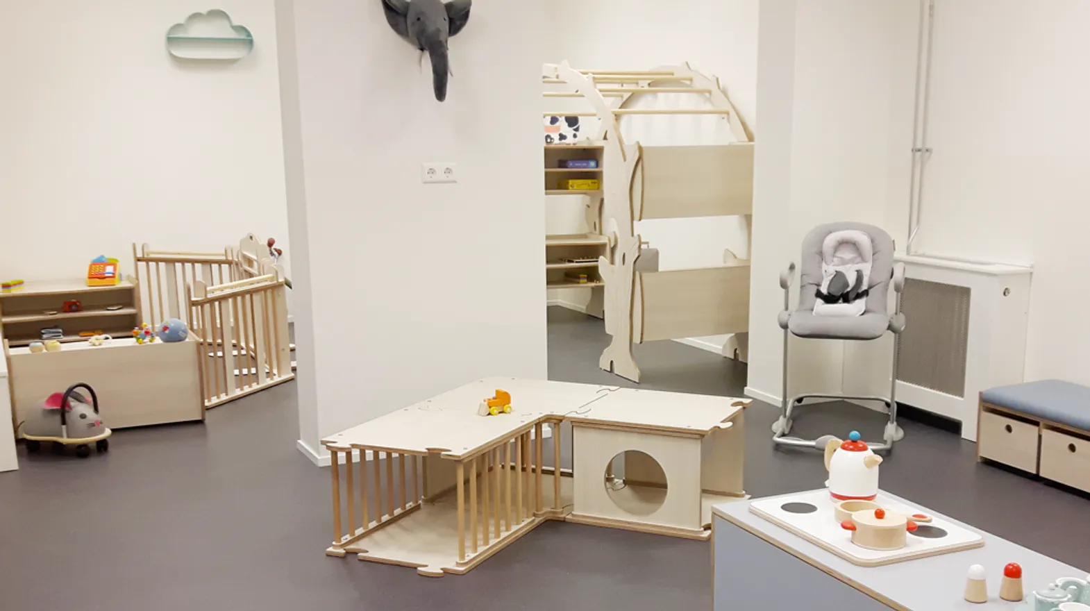 Groepsruimte bij Kinderdagverblijf Woerden Kleine Woerd van kinderopvang Kind&co ludens