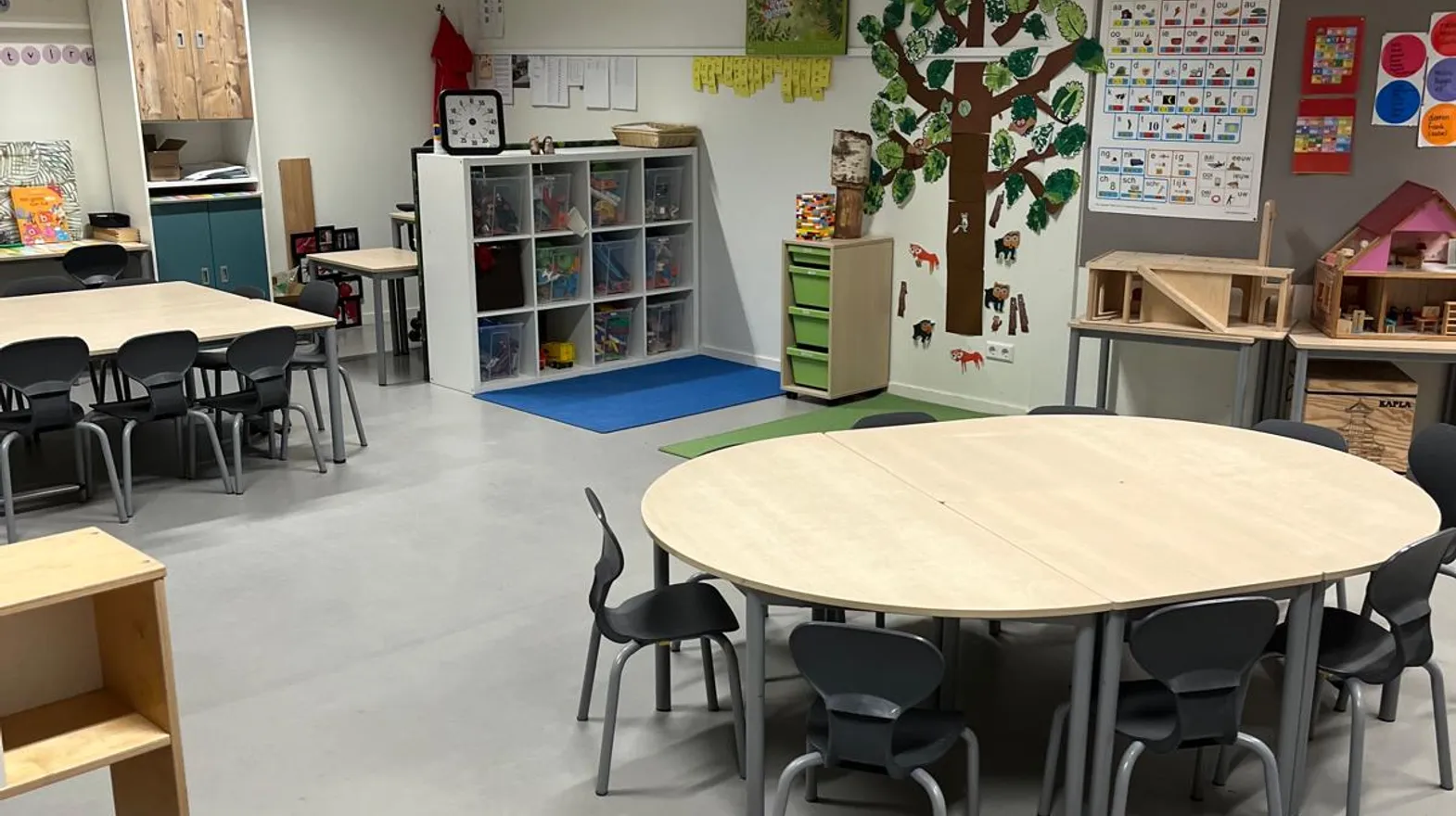 De groepsruimte van buitenschoolse opvang Haarzicht bij kinderopvang Kind&co ludens