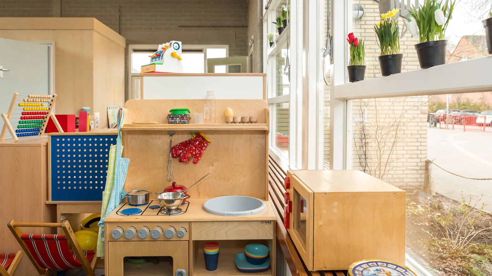 De huishoek bij peuteropvang Winnie de Pooh, kinderopvang Kind&co ludens